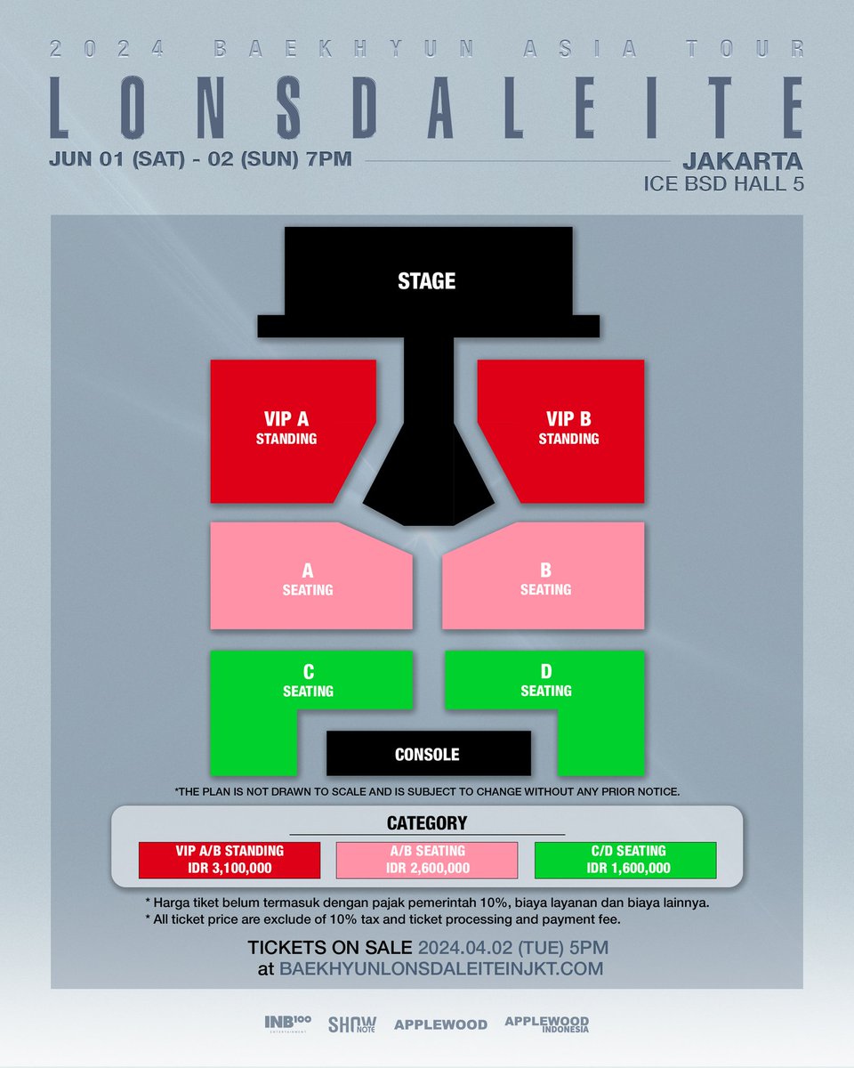 moochies_id's tweet photo. Ticketing Baekhyun in Jakarta masih open ya guys

Avail for 2 slot only (1 slot max 4 tiket) ✅

jastip jaswar tiket baekhyun lonsdaleite https://t.co/Ao234q4tTD