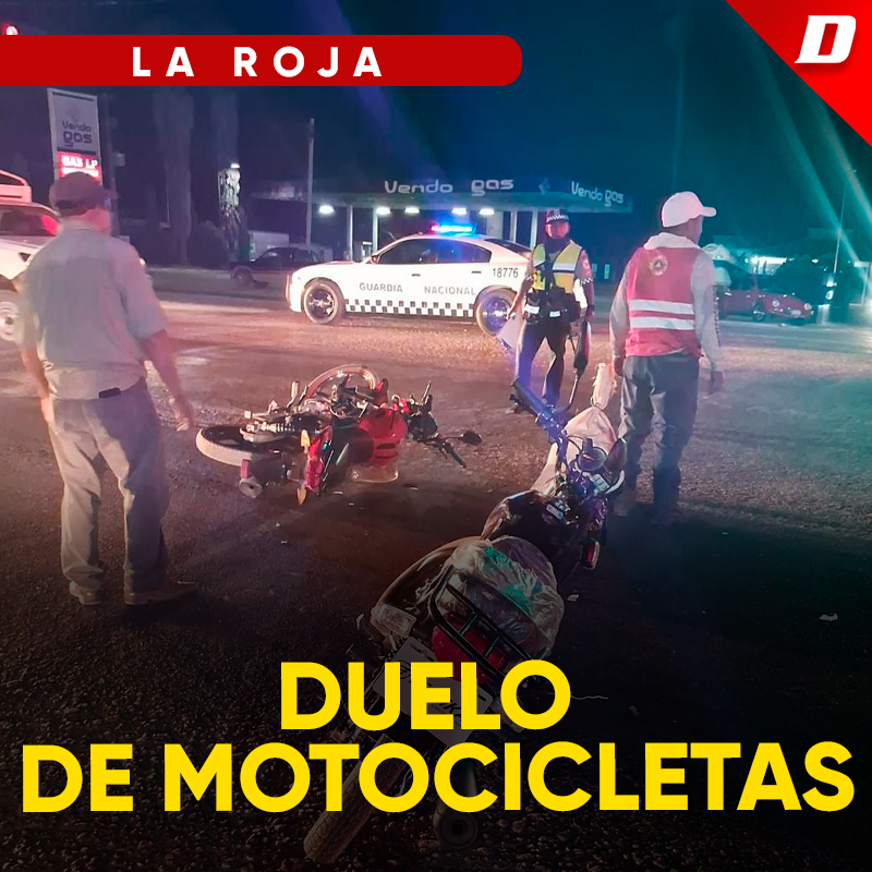 DiarioChiapas's tweet photo. 🚨💥🏍#NotaRoja | Duelo de motocicletas

Cinco lesionados, entre ellos dos menores de edad fue el saldo luego que uno de los pilotos se pasara el alto

Ada Iveth Morales / Corresponsal Diario de #Chiapas

#Comitán, Chiapas.- El accidente de dos motocicletas dejó un saldo de cinco personas lesionadas entre ellos menores de edad.

Este percance se registró la noche de este martes sobre Boulevard de la Federación a la altura de la entrada a #Zapata.

Según testigos oculares, las causas se debieron a que el chofer de la motocicleta marca Italika tipo Ft150 de color negro, se pasó el alto del semáforo y chocó contra otra motocicleta marca Italika tipo DT150 de color rojo.

Los tripulantes de ambas unidades resultaron lesionados, entre estos un bebé y menor junto con sus padres.

Todos los lesionados los trasladaron al Hospital Materno y el General, mientras que elementos de la Guardia Nacional se hicieron cargo de este accidente para deslindar responsabilidades. | #DiarioDeChiapas

📲 https://t.co/kHYAOhrudf