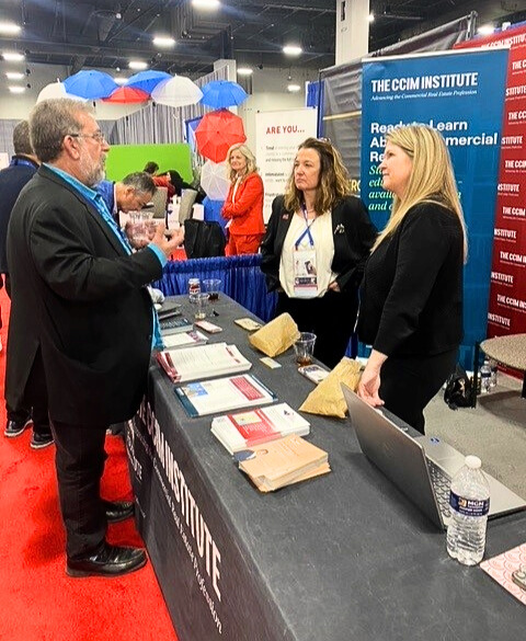 ccim's tweet photo. Our team of volunteer exhibitors are having a great time at #REMAXR4 in Las Vegas!

Stop by Booth #532 to meet with our team of CCIM Designees and learn all about #thepathtothePin at The CCIM Institute.

#TheCCIMInstitute #CCIM #commercialrealestate #powerofthePin https://t.co/nDIy29h1GA