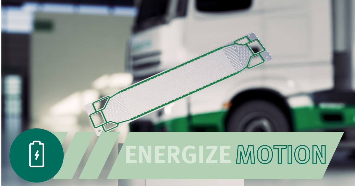 We energize motion.🔋 Bipolar plates are key fuel stack components. Schaeffler has been developing innovative metallic bipolar plates for fuel cell stacks since 2017. Learn more about our energy solutions here bit.ly/3vlLwU2 #TheMotionTechnologyCompany #EnergizeMotion