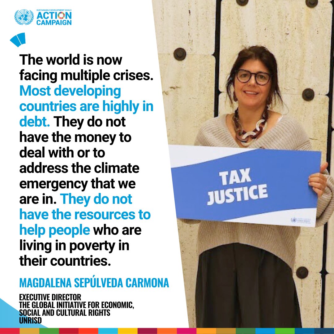 Magdalena Sepúlveda Carmona, @GIESCR Executive Director, underscores the impact of debt on addressing urgent global crises. Learn more on #DebtJustice: medium.com/@unsdgaction/d… #HumanRights #Act4SDGs