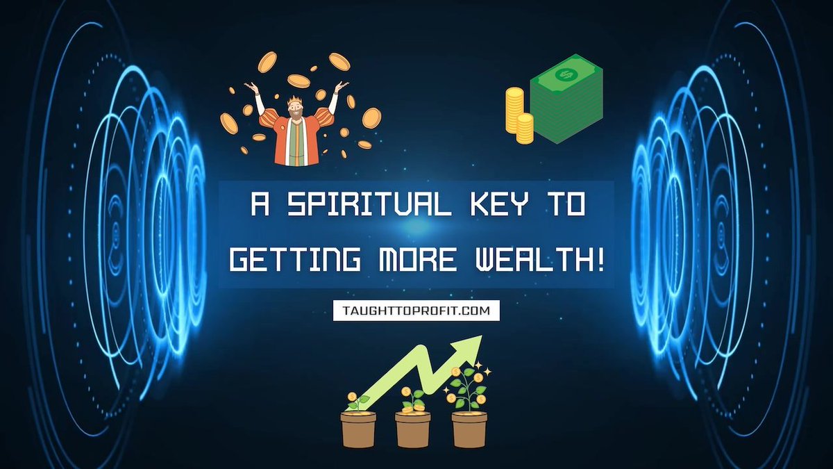 A Spiritual Key To Getting More Wealth!

taughttoprofit.com/a-spiritual-ke…

#PowerToGetWealth #Profit #PowerOfGod #spiritualkey #spirituallaw #wealthcreation