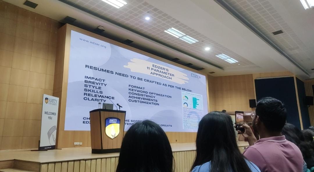 Celest_Prii's tweet photo. "We invest so much of time in building skills but no time in making a perfect resume"---Puneet Dang (EDZER)

Thank you so much Mr. @iampuneetdang  sir for keeping us engaged, learning &amp; laughing. Today's session was indeed a Hit! https://t.co/czpEoxPUSh