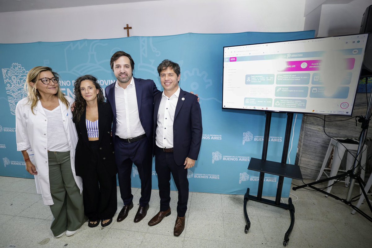 Kicillofok's tweet photo. A través de este canal se podrán gestionar turnos, registrar datos para historias clínicas, acceder a cartillas médicas y recetas electrónicas y recibir asistencia para diferentes trámites. 

👉 https://t.co/TwrlB4qq7u https://t.co/OpRfInZNvD