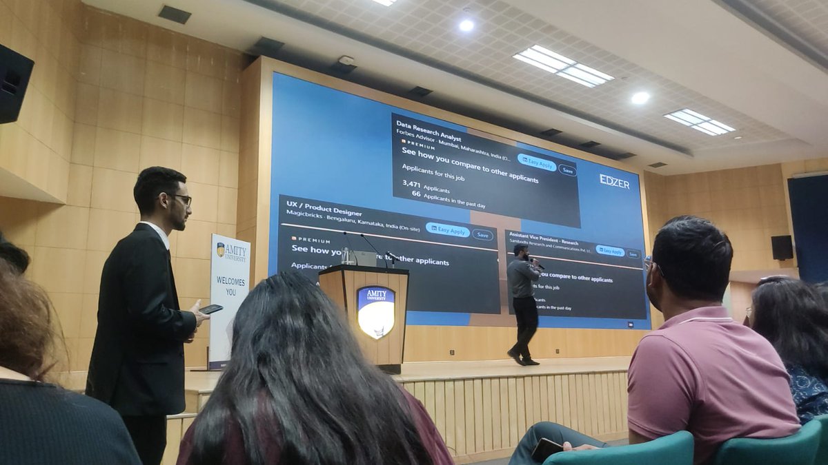 Celest_Prii's tweet photo. "We invest so much of time in building skills but no time in making a perfect resume"---Puneet Dang (EDZER)

Thank you so much Mr. @iampuneetdang  sir for keeping us engaged, learning &amp; laughing. Today's session was indeed a Hit! https://t.co/czpEoxPUSh