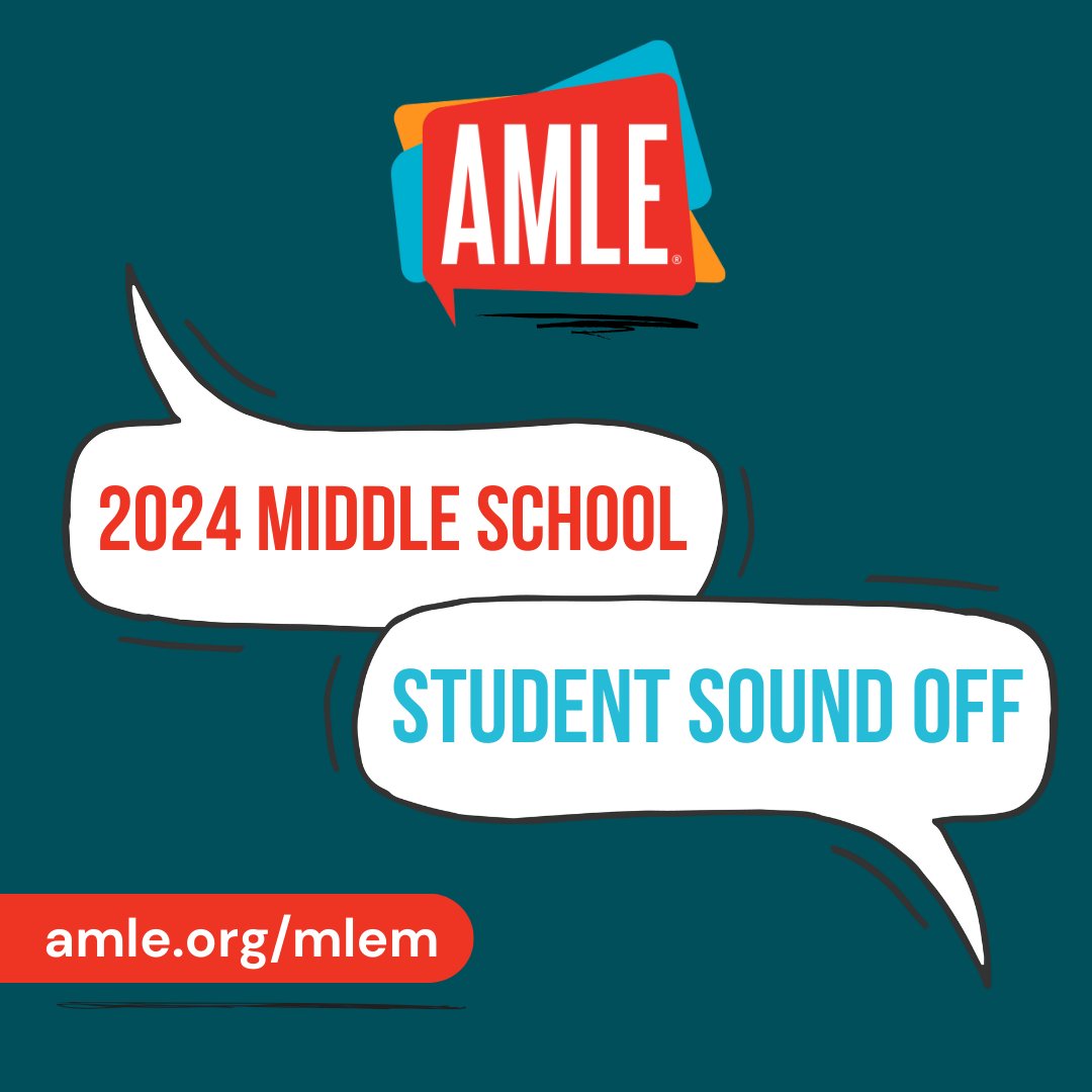 🎤 Middle Schoolers, let your voices be heard this Middle Level Education Month by joining our Student Sound Off contest! 🚀 It's a fantastic opportunity for 10-15 year-olds worldwide to express their views on middle school life today. okt.to/OJKSnV