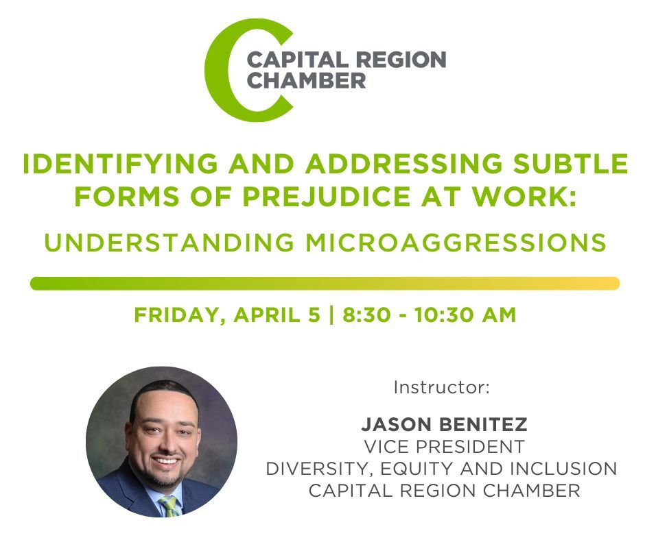 Join us on 4/5 for Identifying and Addressing Subtle Forms of Prejudice at Work: Understanding Microaggressions as we discuss what they are, who experiences them and what we ALL can do to better ensure we are ready to address these moments when they arise. buff.ly/3V8U2Ai