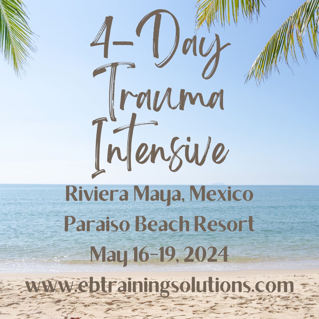 Therapists! It's time to relax & recharge in beautiful Riviera Maya. When was the last time you took a vacation to a beautiful all-inclusive resort that was tax-deductible? Now is the time! March 31st is your last chance to grab our early bird price. Treat yourself!