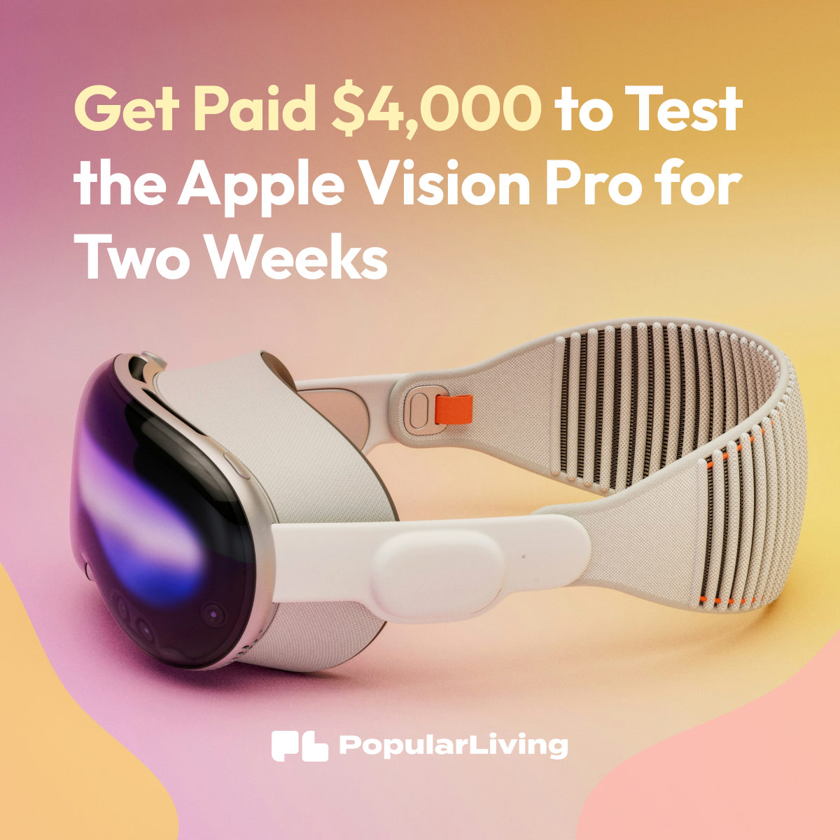 PopularLiving's tweet photo. Think you could give us the best review of the Apple Vision Pro? We'd pay you $4,000 for it. Click the link below to apply for our "Chief Apple Enthusiast" role and you could be seeing a dream gig in your future.  https://t.co/xwg4D7DuUl https://t.co/t844nPLY2W