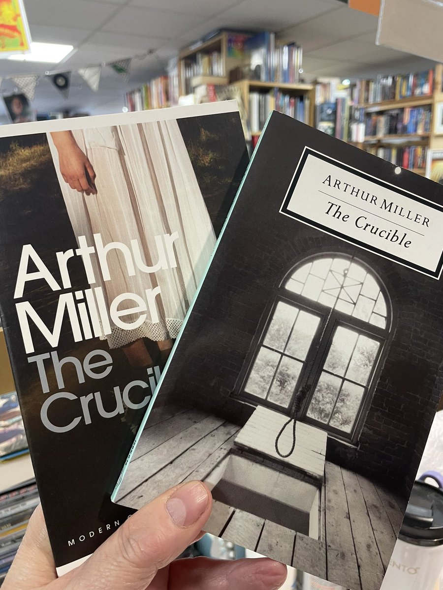 KIbooksandmusic's tweet photo. It’s the last few days of the powerful and disturbing production of Arthur Miller’s The Crucible at, appropriately, Sheffield’s #crucibletheatre. Modern-day resonances a-plenty. Go and see it if you get a chance. #bookbooksbooks #ilovethetheatre #kelhamisland #supportindependents https://t.co/tGhTfmxBzt