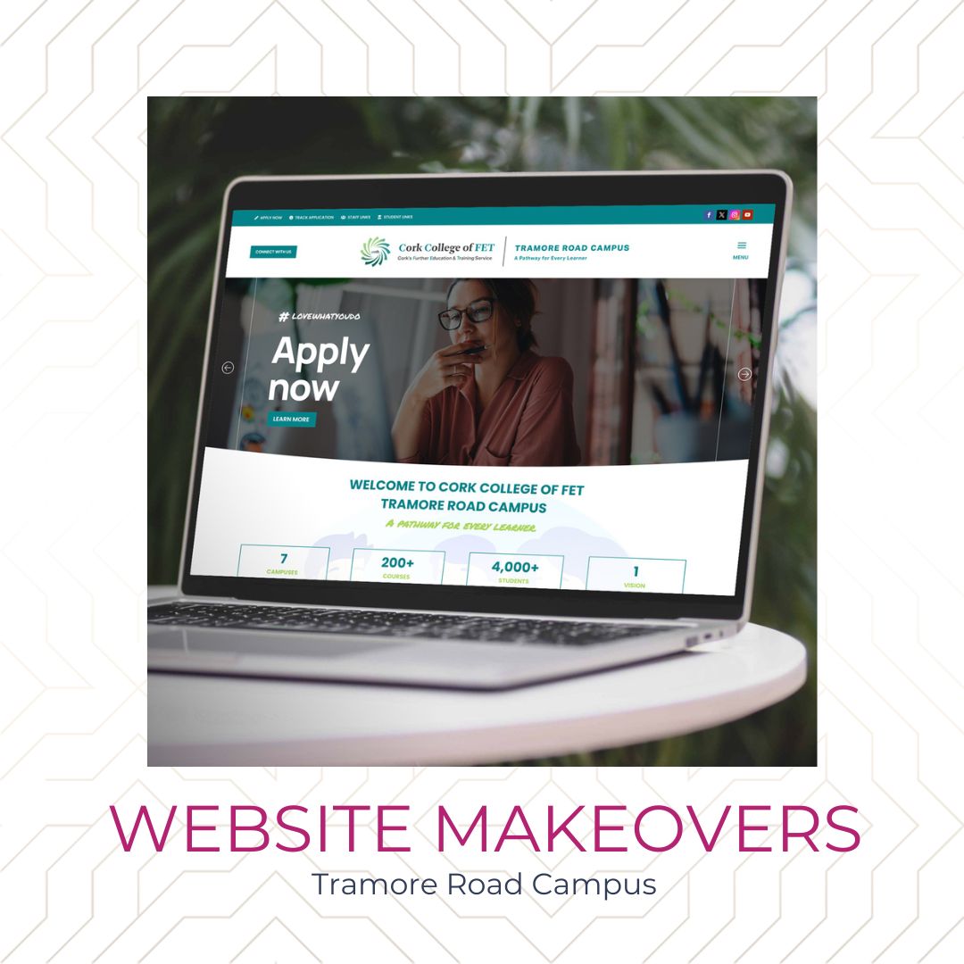 Our web development team has been hard at work recently giving the Cork College of FET campus websites a makeover. The sites were:

✅built from the ground up.
✅created to be brochure-based. 
✅built with user ease at the forefront.  

Looking for a new site? Contact info@h-c.ie