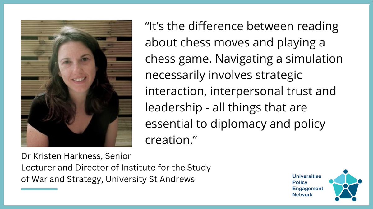 👉In this blog, Dr @HarknessKristen discusses how a research team turned 'game designers' could innovate Parliament's ability to create evidence-based policy in a national security crisis. Click here to read it: shorturl.at/aknoq