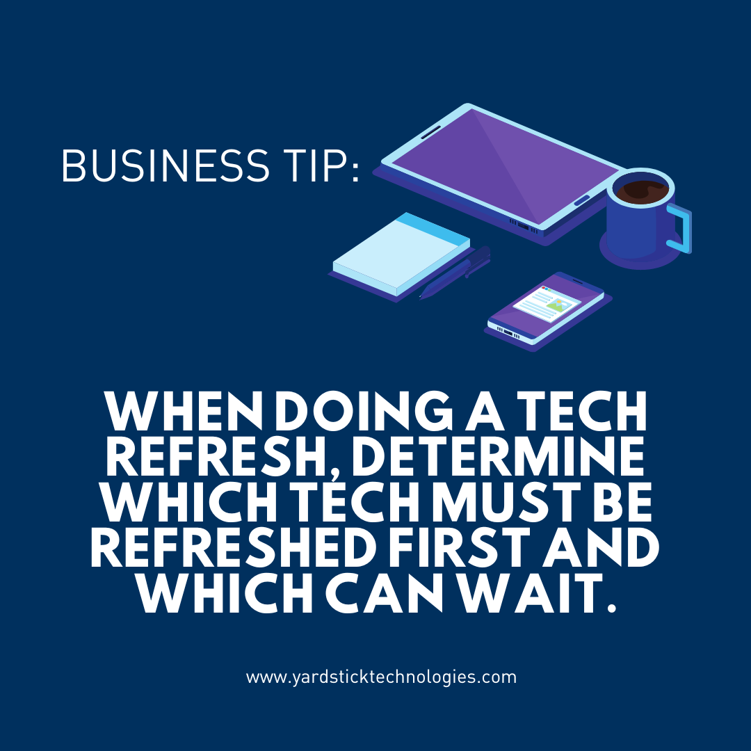 YSTinc's tweet image. Ensure that when you're ready for a technology refresh, prioritize updating technology to align with your budget. 
Feeling lost without an IT budget or unsure about tech decisions? Let us assist you! 😀👍

hubs.li/Q02n1GB00

#technologyrefresh #prioritize