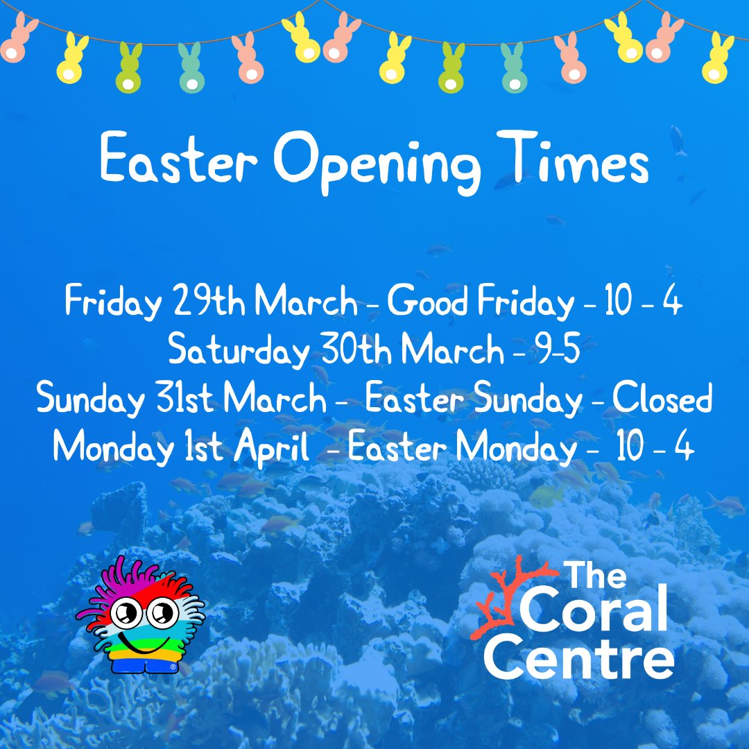 Here are our Easter Bank Holiday Weekend opening hours. Always open online: bit.ly/3GHEUls.