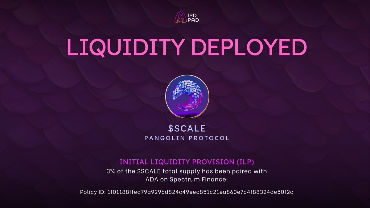 🫡 Here are the token details! Always double check.

Policy ID: 1f01188ffed79a9296d824c49eec851c21ea860e7c4f88324de50f2c

Asset Fingerprint: asset1nz2xshcaurtsnayssgjzpn2e3m5493rph2h09u

The pool should go live in the next 10 minutes! Happy trading!🚀