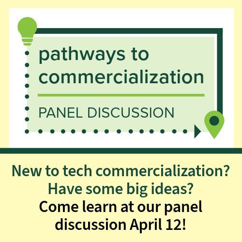 Come eat lunch with us April 12 and and find out how you can take your big idea from research to real world impact! Our panel includes UAB start-up founders, CEOs and licensing experts. Register here: buff.ly/3vae42E.