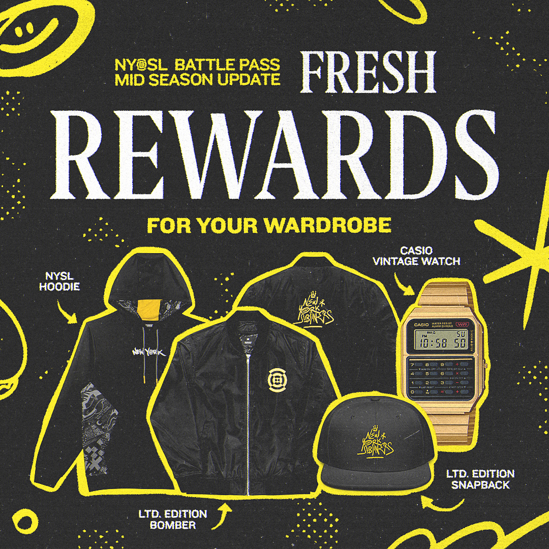 C9COD_'s tweet photo. Get a fresh look FOR FREE through the NYSL Battle Pass.💧

The Mid-Season Update added a ton of NEVER BEFORE SEEN DRIP that you can claim today:

💣 NYSL Bomber Jacker
🧢 NYSL Snapback
⌚️@Casio_USA Vintage Watch
➕ AND MORE

Grind the Battle Pass and earn XP to redeem all this swag with the link in bio.