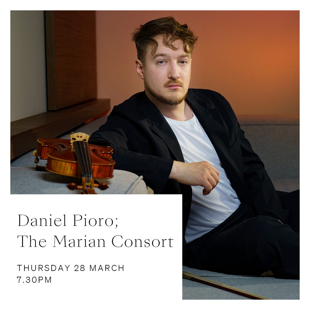 Tonight at Wigmore Hall, violinist, collaborative artist and composer @DanielPioro performs alongside @marianconsort in a programme featuring music by @tomcoult, Nick Martin, Bach, and Pioro himself. 🕰️ 7.30pm 🎟️ wigmore-hall.org.uk/whats-on/20240…