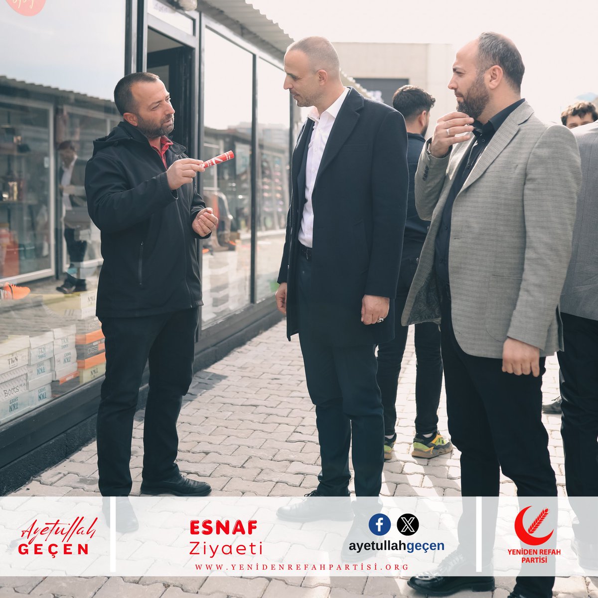 📍 Esnaf Ziyareti
Durmadan, yorulmadan çalışıyoruz Battalgazinin geleceği bizim elimizde, halkımız da bunu gördü ve bizlere destek olmaya karar verdi.
#AhlaklıBelediyecilik 
#Battalgazi
#Malatya 
#YenidenRefahPartisi