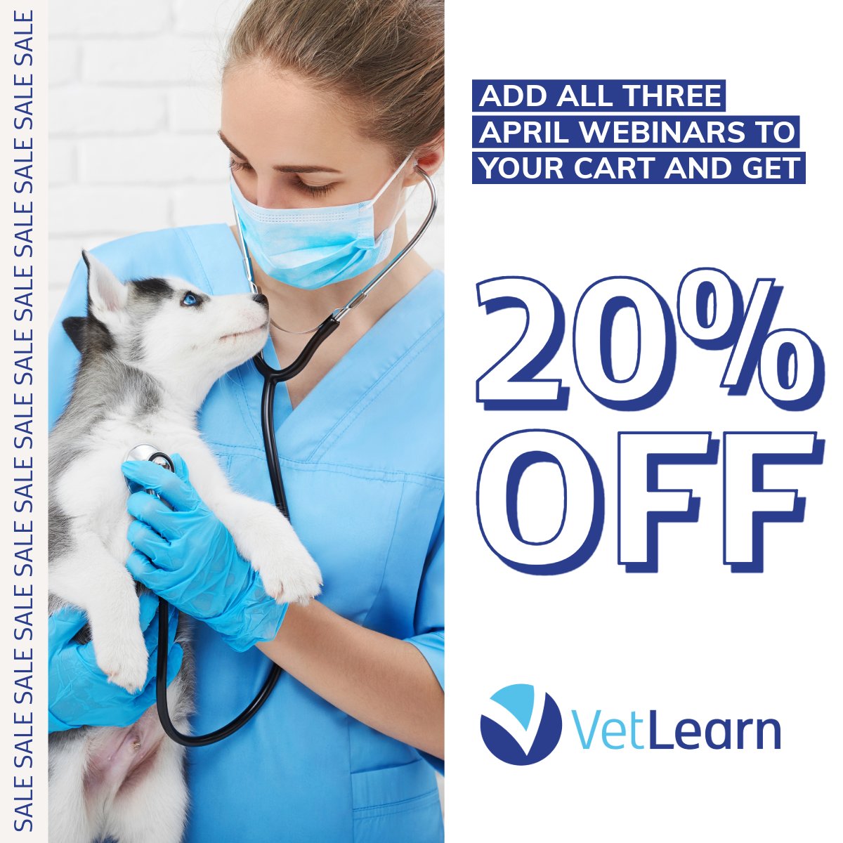 vet_learn's tweet photo. 🌟 Special Offer Alert! 🌟 Add all three of our April webinars to your cart and unlock a 20% discount. Don't miss out on this chance to boost your learning in April.

https://t.co/niSAMvVlcm

#offer #sale #vetlearn #webinar #learning #vet #veterinary https://t.co/HlBpSjRlF3