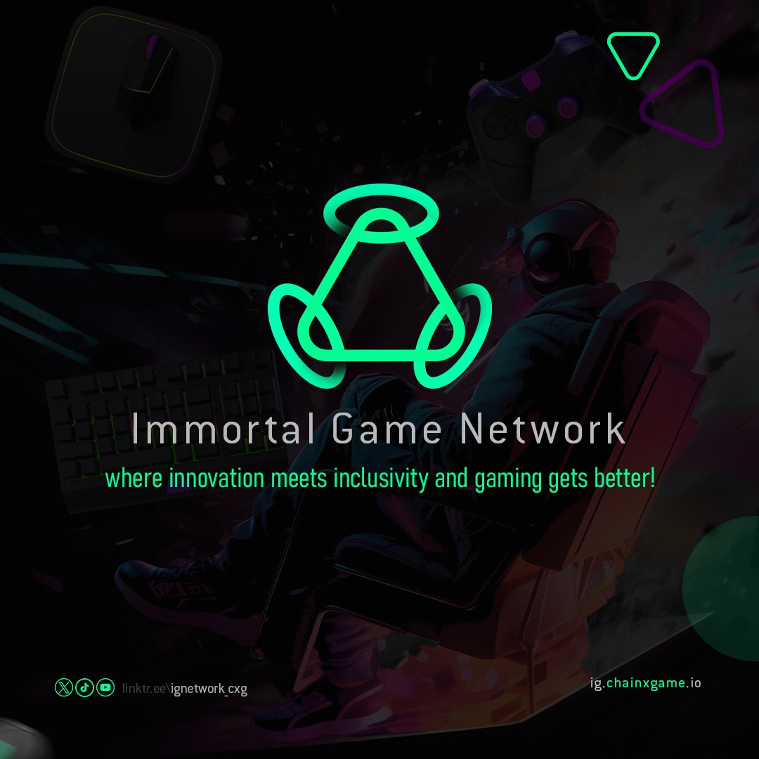 ign_cxg's tweet photo. Are you ready for a gaming journey like no other?   Immortal Game Network (IGN) - where innovation meets inclusivity and gaming gets better!  https://t.co/PpL8wJ0nCh #DecentralizedGaming #BlockchainRevolution #GamingCommunity https://t.co/Xfzl1pN7F6