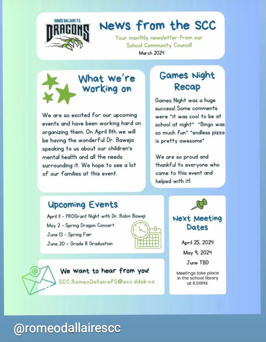 Thank you to our community and SCC !!