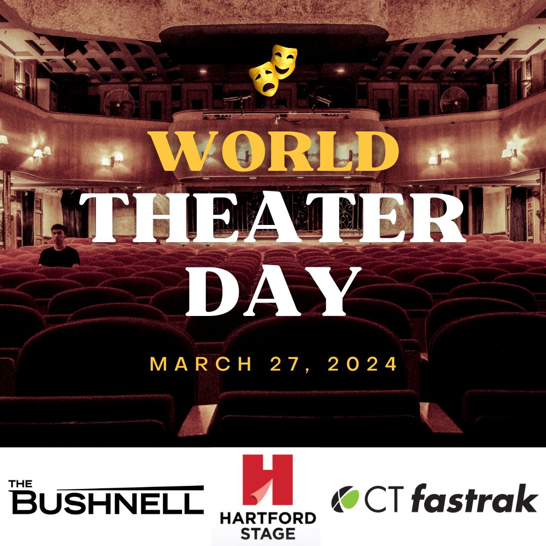 CTfastrak's tweet photo. Happy World Theater Day! π
Support the arts and visit @thebushnell and @hartfordstage with CTfastrak.
π A short walk from any downtown Hartford stop
#WorldTheaterDay #CTfastrak #HartfordHasIt #TransitIsATrip https://t.co/lBi27WJG5O