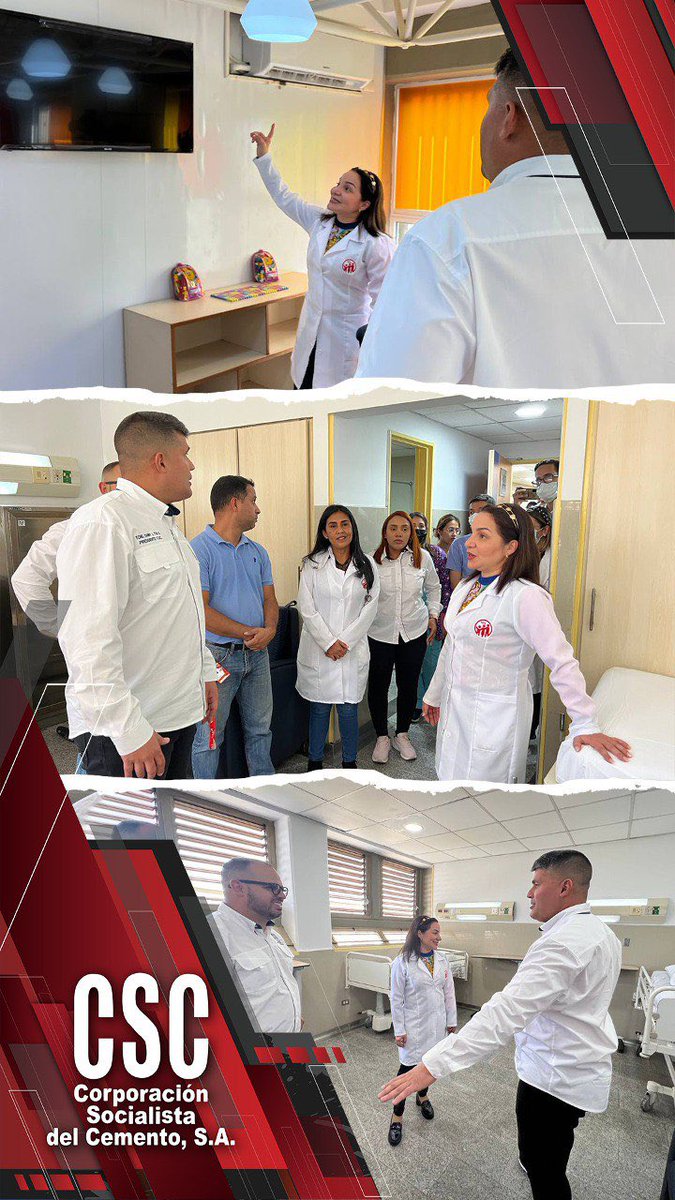 info_cemento's tweet photo. #CSCInforma #27Mar🇻🇪 Cumpliendo con los lineamientos del presidente Nicolás Maduro, el presidente de la CSC llevó a cabo la rehabilitación de la sala de emergencia pediátrica del hospital Dr. Domingo Luciani, edo. Miranda.
@NicolasMaduro
@MPPIPNVEN
#El28PorChávez https://t.co/zR3DIpaqsi