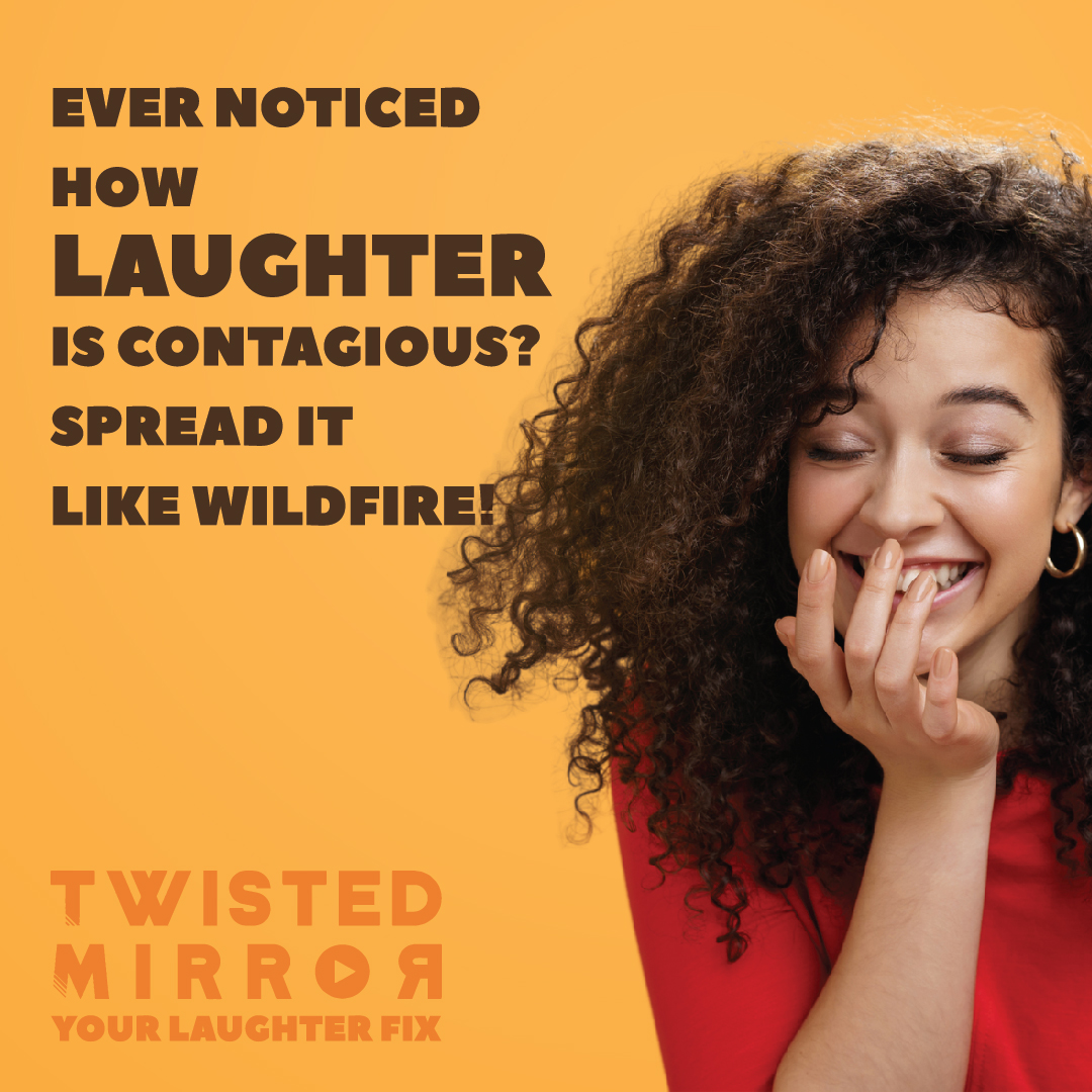 Why not light up your little corner of the world? Spread well-being! 🫶#laughterheals #justwhatthedoctorordered #laughter #science #facts #twistedmirror #twistedmirrortv #comedy #yourlaughterfix