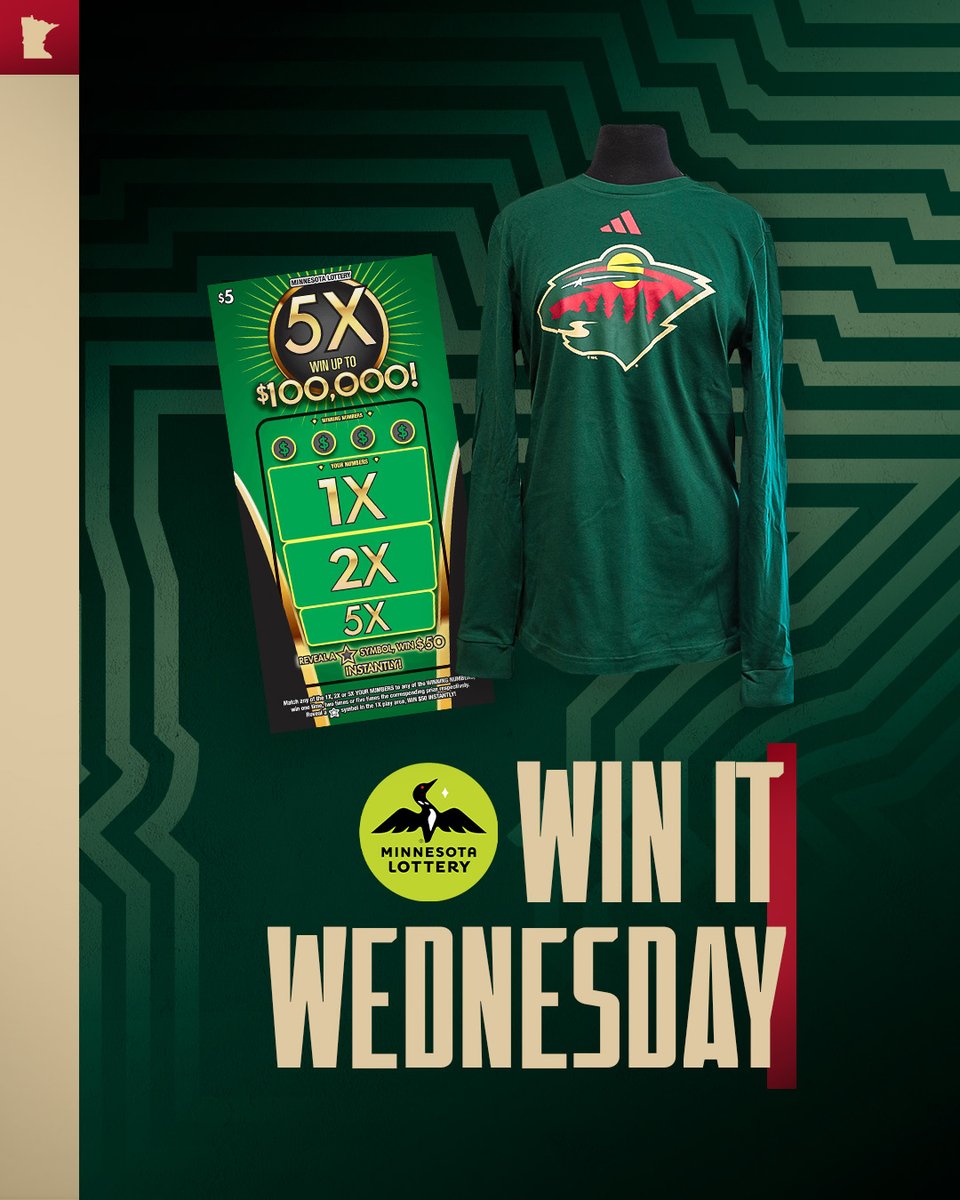 mnwild's tweet photo. You can never have too many layers 🥶

Say I’MN to #WinItWednesday! RT for a chance to win this long sleeve shirt, $50 in @mnlottery and more!

Rules » https://t.co/BojHHxWAnu

#mnwild https://t.co/d7wwBOupjH