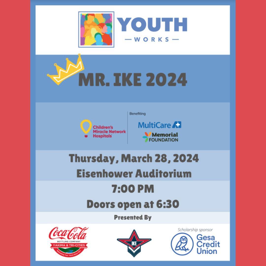 TheMightyCadets's tweet photo. Come and be a part of the 2024 Mr. Ike Pageant tomorrow night at 6:30 PM in the Ike Auditorium! https://t.co/pe3NGzUn41