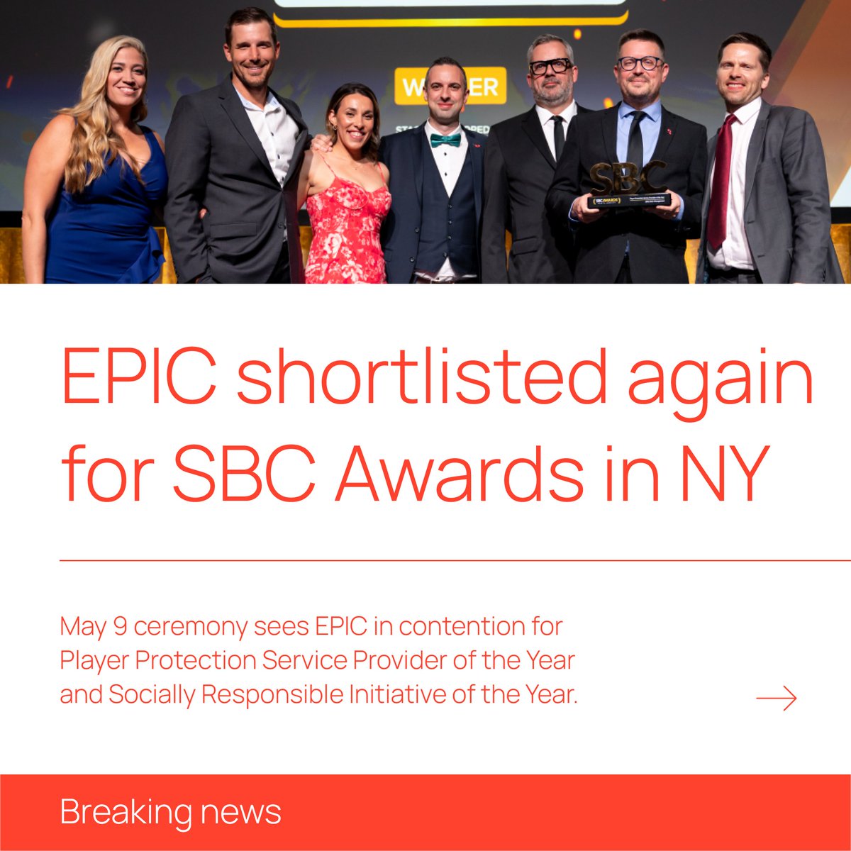 EPIC Global Solutions have the potential of making it three wins in a row at the SBC Awards North America, having once again received a brace of nominations for this year’s ceremony. More info: bit.ly/EPICxSBCANA2024 Shortlists: bit.ly/SBCANA2024 #SBCAwardsNorthAmerica