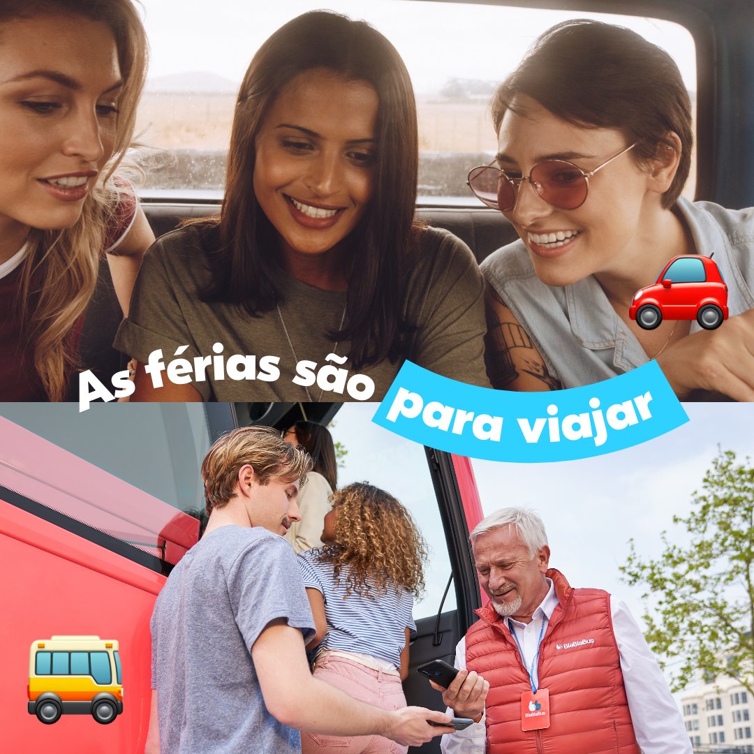 BlaBlaCarPT's tweet photo. À boleia ou de autocarro, a BlaBlaCar leva-te onde quiseres 🚌🧳🚗 https://t.co/5fQGOyhrRJ