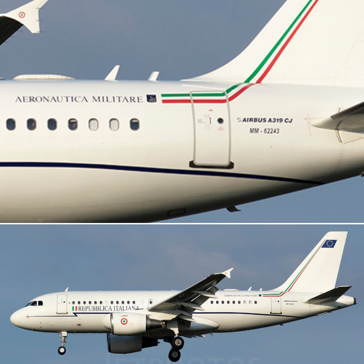 LebanonJets's tweet photo. Military: #Italy AirForce A319 (CJ) #MM62243 hex #33FFAF as #IAM9002 just arrived into #Beirut from #Rome (CIA) first time in our database for this airframe in #Lebanon, track is surprisingly fully public https://t.co/35KaW5pzD9