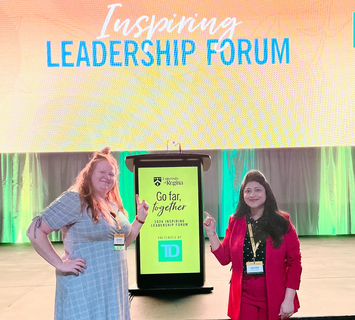 ShelaHirani's tweet photo. It’s a time to reconnect with your strengths and make a difference. @URFacultyofNur1 at @UofRInspire 

@UofRegina @alexnursingnote 
#LeadershipMatters #Inspire #WomenEmpowerment 
#ILFYQR https://t.co/Lvg2UJrjbn