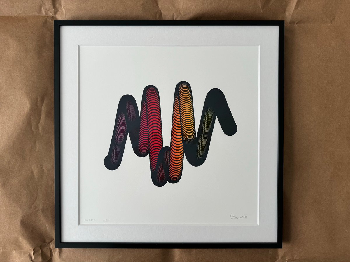 so happy with how the <a href="/avant_arte/">Avant Arte</a>  squiggle print came out - prime placement soon