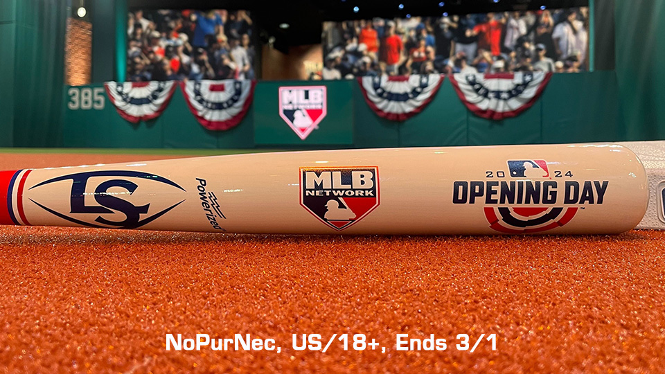 REPOST for a chance at a @sluggernation #OpeningDay bat and tune in to MLB Network all day for Baseball Eve coverage leading up to tomorrow! Rules: atmlb.com/1RXSa4v | NoPurNec, US/18+, Ends 3/29