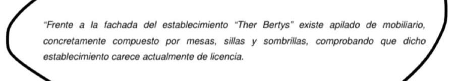 alberto_agil's tweet photo. @tvrioja @AytoLogrono Pues que siga matizando. Si el establecimiento "carece' actualmente" de licencia de terraza en la inspección del 9/02/2024 es que no tenía: por tanto, ni hubo traspaso de licencia ni matización alguna. No tenía licencia y la que tiene ahora, del 29 de marzo, es nueva. https://t.co/KNaFBQb93i