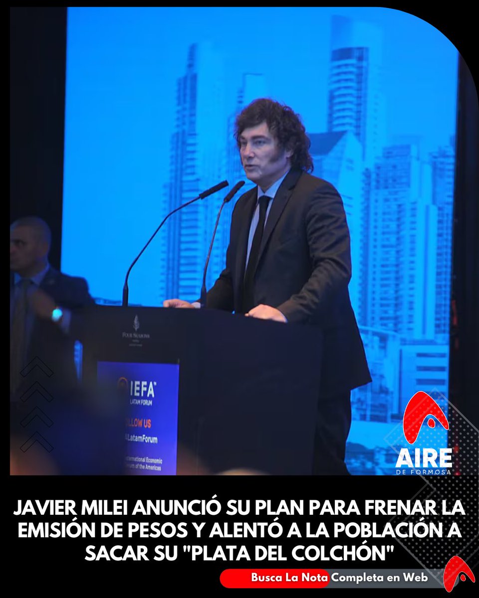 ❗️Javier Milei brindó más información sobre su plan para frenar la emisión de pesos. El presidente descartó una devaluación acelerada del tipo de cambio oficial y se centró en un esquema de competencia de monedas una vez que se levante el серо.

📌+Info en la web