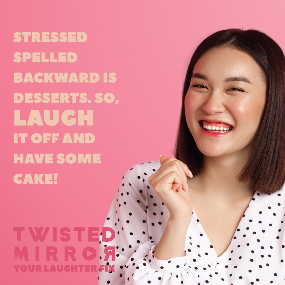 Laughter gets your heart pumping and burns the equivalent calories per hour as walking at a slow to moderate pace🤓#laughterheals #justwhatthedoctorordered #laughter #science #facts #twistedmirror #twistedmirrortv #comedy #yourlaughterfix