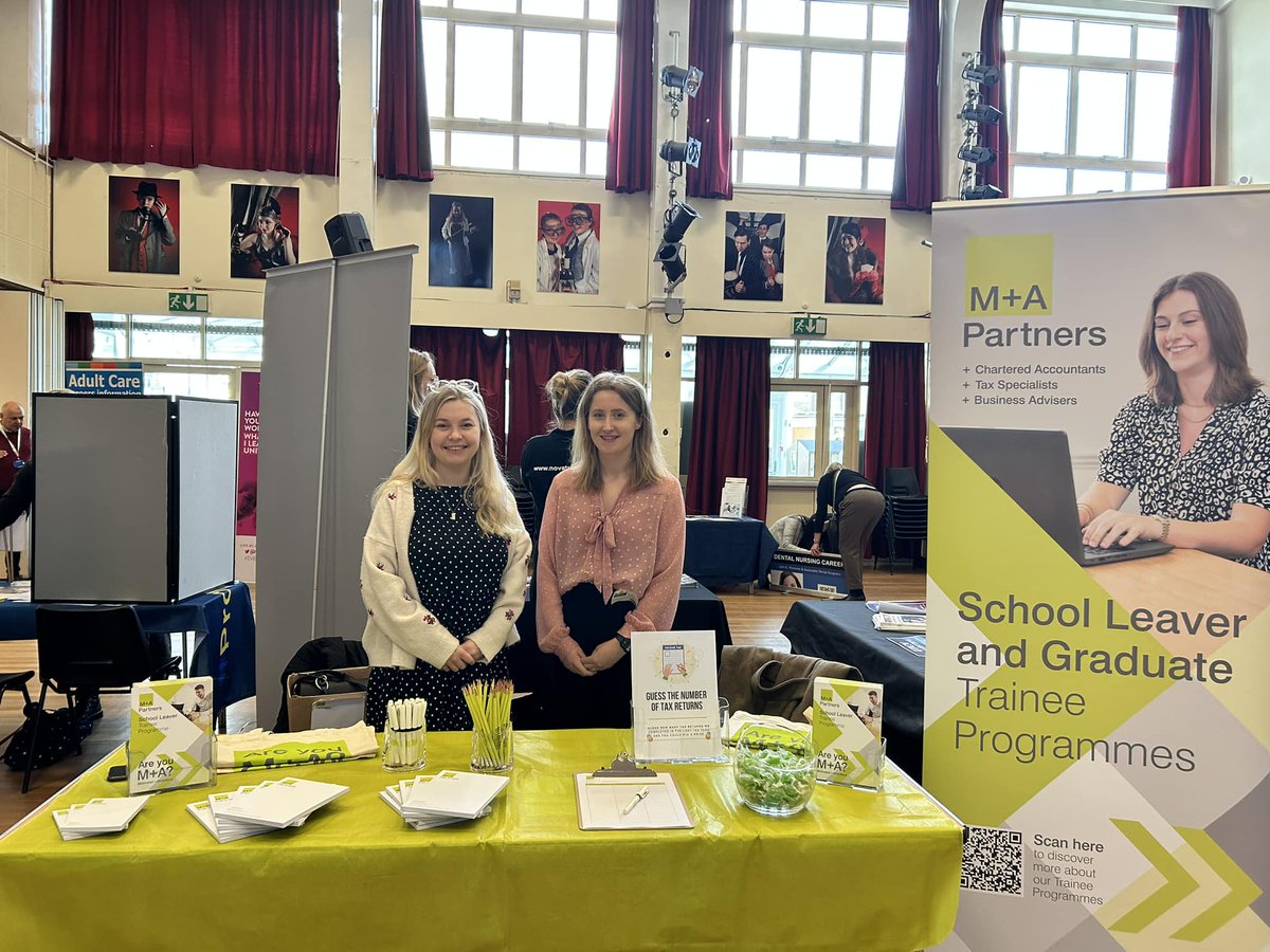 Earlier today, Emma and Ellie from the team were at Hellesdon High School for their annual careers event to talk about our current opportunities and training programmes.