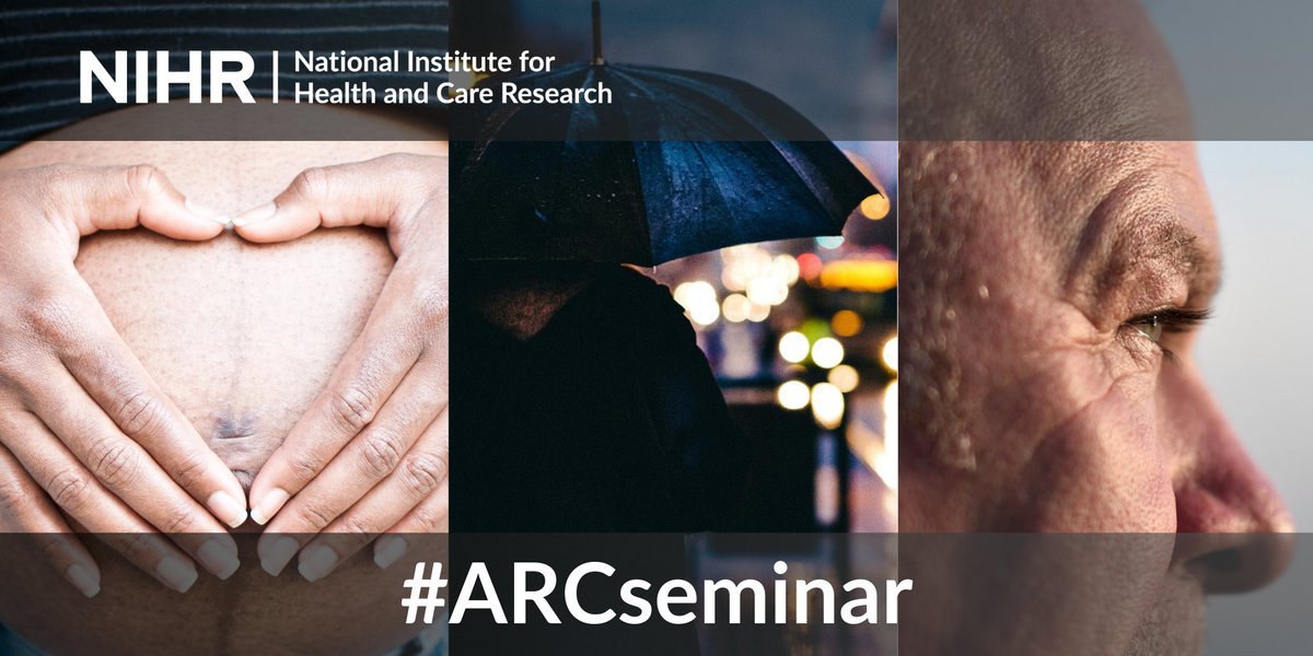 This year's national #ARCseminar series explores how health inequity cuts across life stages & places - in three webinars: 8 May: Health inequalities in early life 5 June: Regional health inequalities 10 July: Health inequalities in later life Book here: eventbrite.com/cc/nihr-arcs-n…