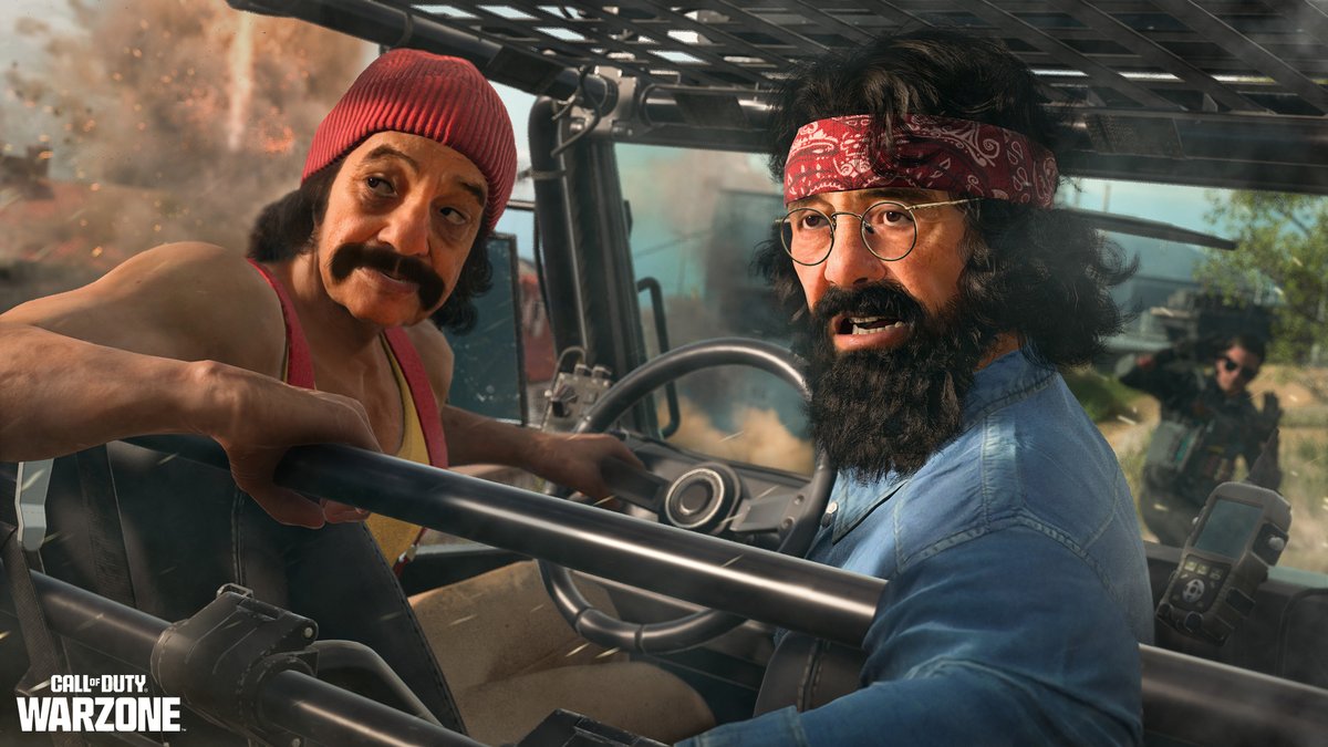 charlieINTEL's tweet photo. Cheech &amp; Chong are coming to MWIII and Warzone with Season 3 https://t.co/m0oa9OJ0DB