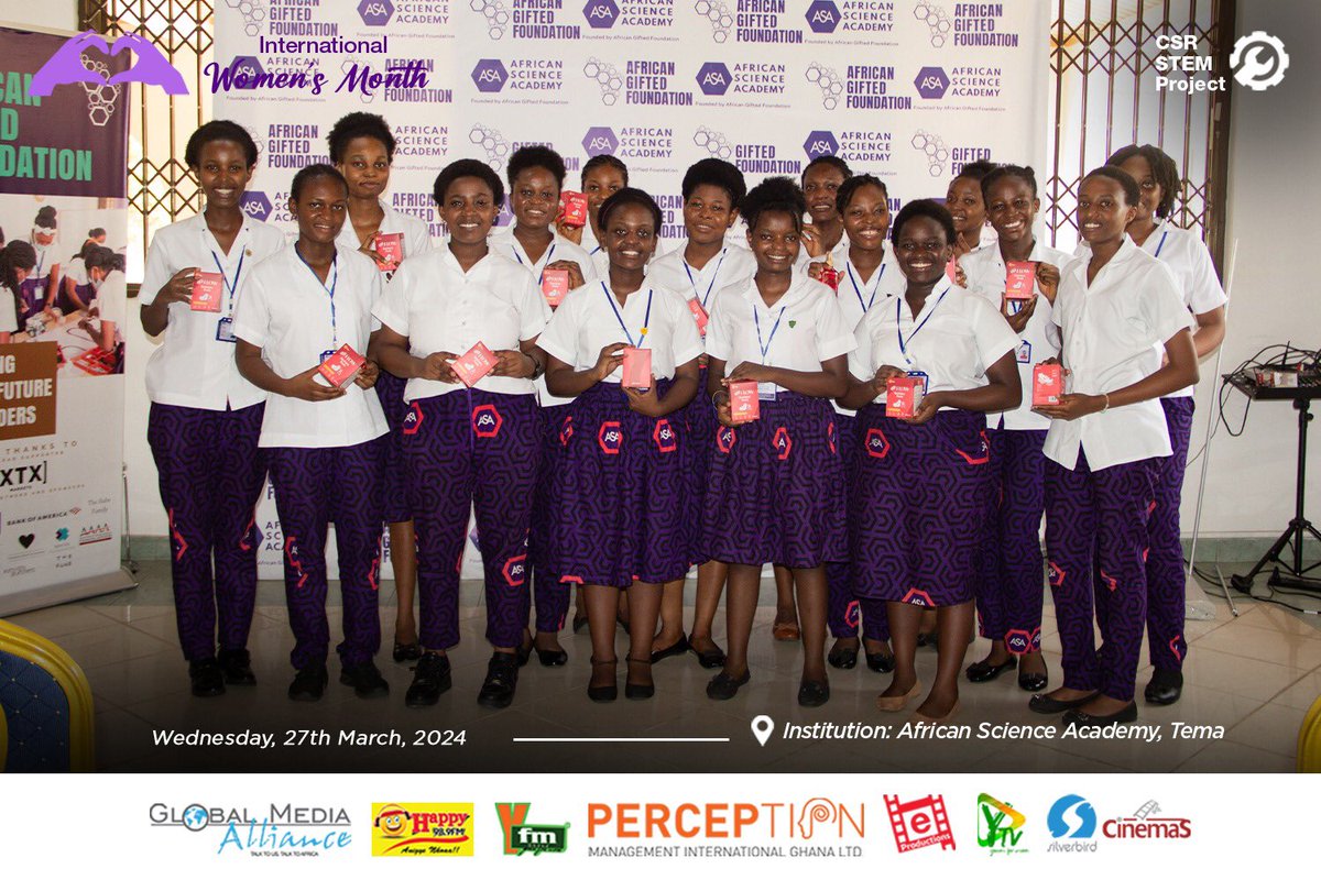 Official_GMA's tweet photo. As a component of our Corporate Social Responsibility efforts for International Women's Month, we held a seminar at the African Science Academy, focusing on educating students about personal branding, public speaking, and leveraging their social media presence effectively.

#WeAreGMA
#InternationalWomensMonth
#SupportInclusion