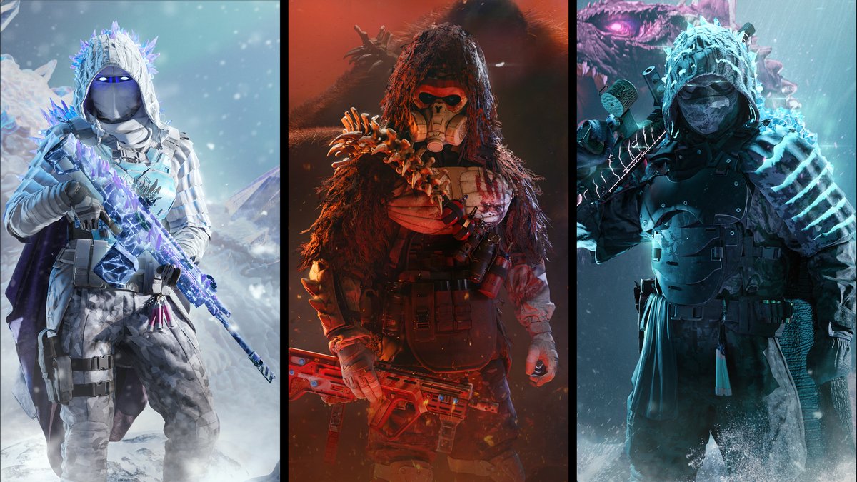 charlieINTEL's tweet photo. New Godzilla x Kong bundles for MW3 and Warzone in Season 3 https://t.co/SseFFSWr2P