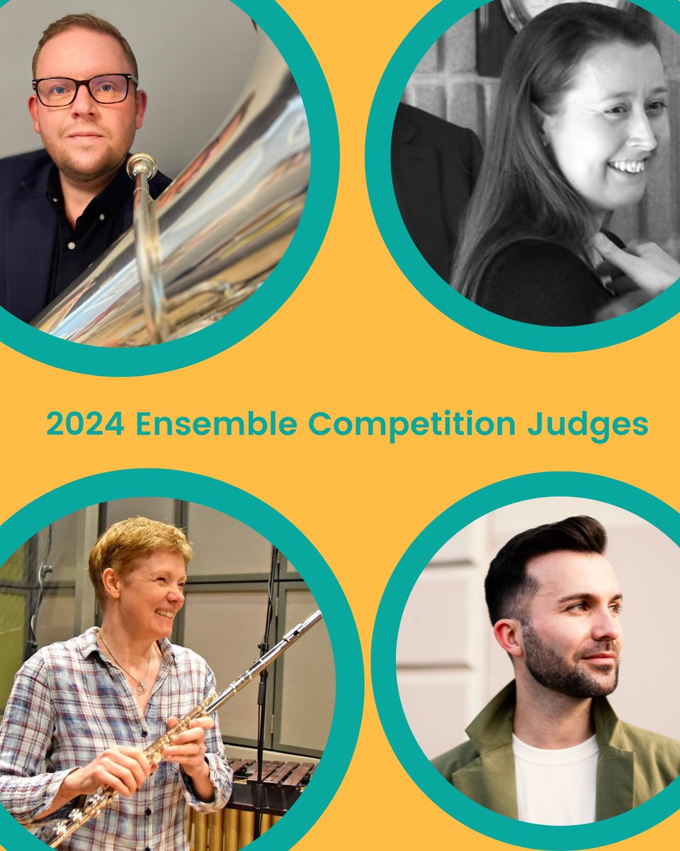 We're delighted to announce our panel of adjudicators for Scottish Young Musicians Open Ensemble of the Year and Brass Ensemble of the Year, led by Matthew Chinn, Associate Head of the Junior Conservatoire @RCStweets.