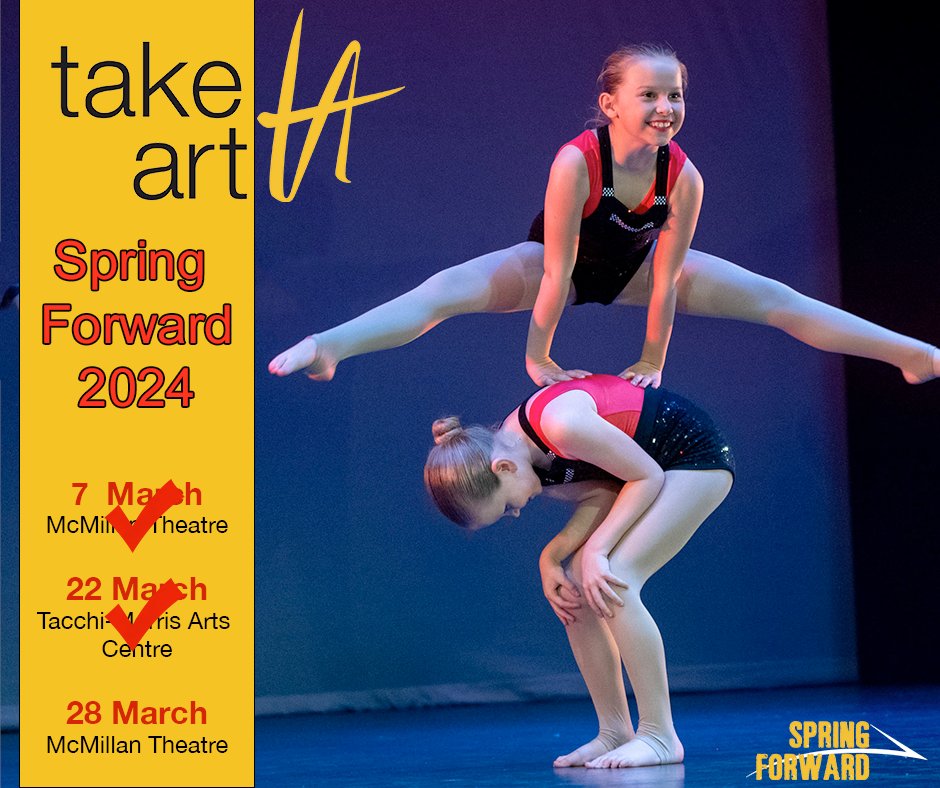 The third and final evening of Spring Forward is tomorrow! It's been amazing to see all the talented dancers taking over these stages, and sharing their love of dance with audiences in Somerset. 😍 Good luck for all the groups performing tomorrow! #springforwarddancefestival