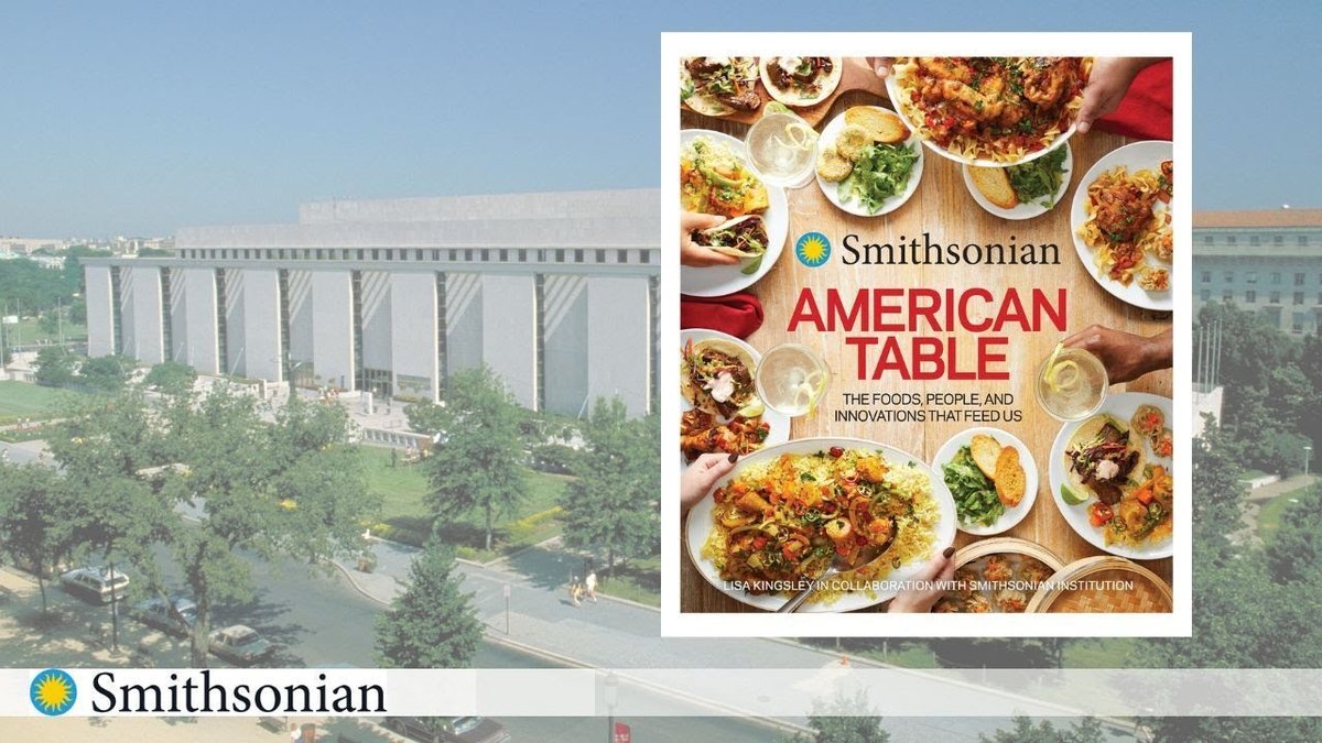 Yumalibrary's tweet photo. Virtually step into the Smithsonian Institution’s National Museum of American History with Curator PAULA JOHNSON as she discusses the book Smithsonian American Table: The Foods, People, and Innovations That Feed Us on Tuesday, April 2nd at 11AM. https://t.co/Oo7zqL0ZC6 https://t.co/xAzGemIZS6