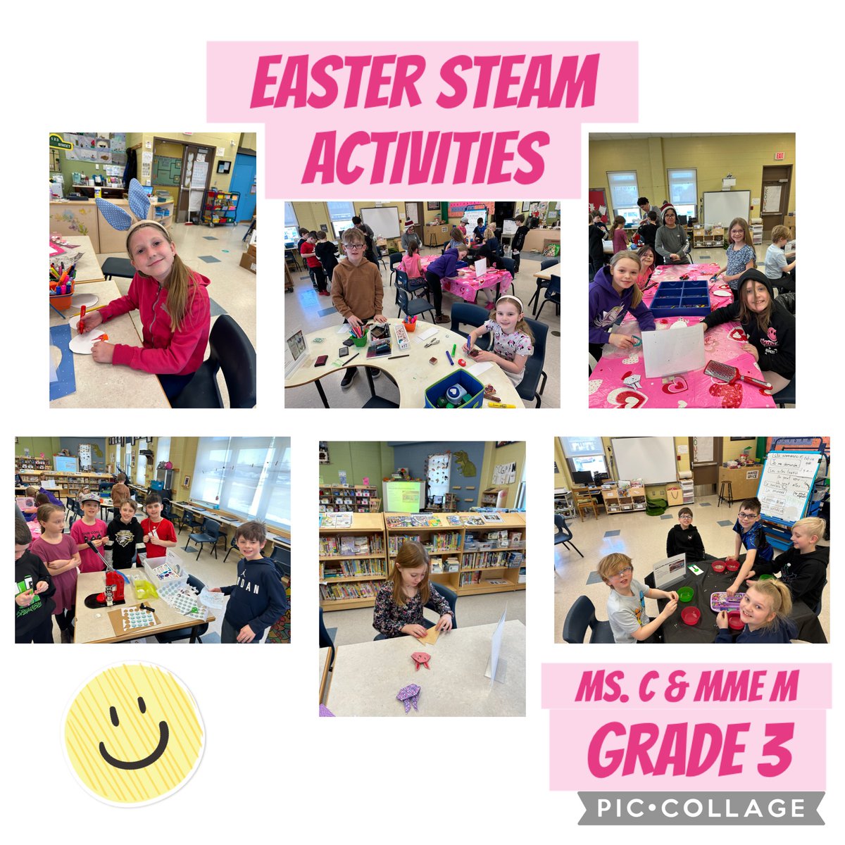 Amazing STEAM activities in our Library Learning Commons with our Grade 3 students.