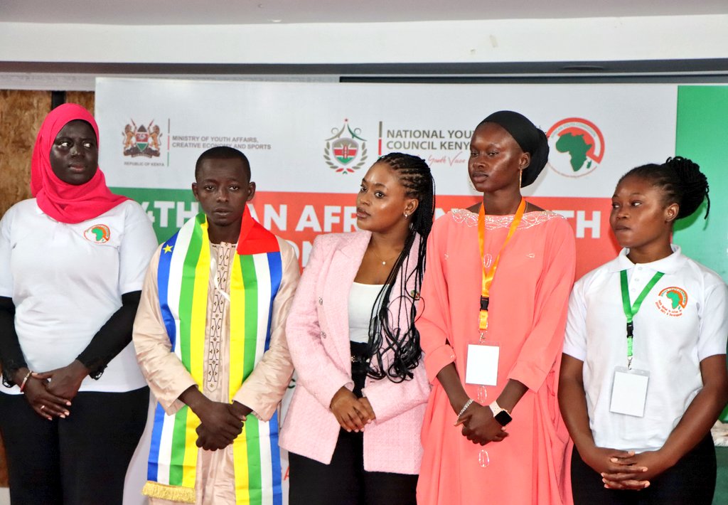 NYC_YouthVoice's tweet photo. @MargaretKiogora @AYCommission @SDY_Ke @nimomaureen1 @NataliMukundane @kantai_ole @johnrithaa @PYU_UPJ @honsophynekoye @amayi_baraka Congratulations to the 10 newly elected members of the Executive Council of @AYCommission, led by the new chairperson, Ms. Marubini Muswende, who replaces the outgoing Chairperson, Ms. @NataliMukundane. 
#4PYC24
#AYCGA2024 
#NYC_AmplifyYouthVoice https://t.co/paAZQnVDGU